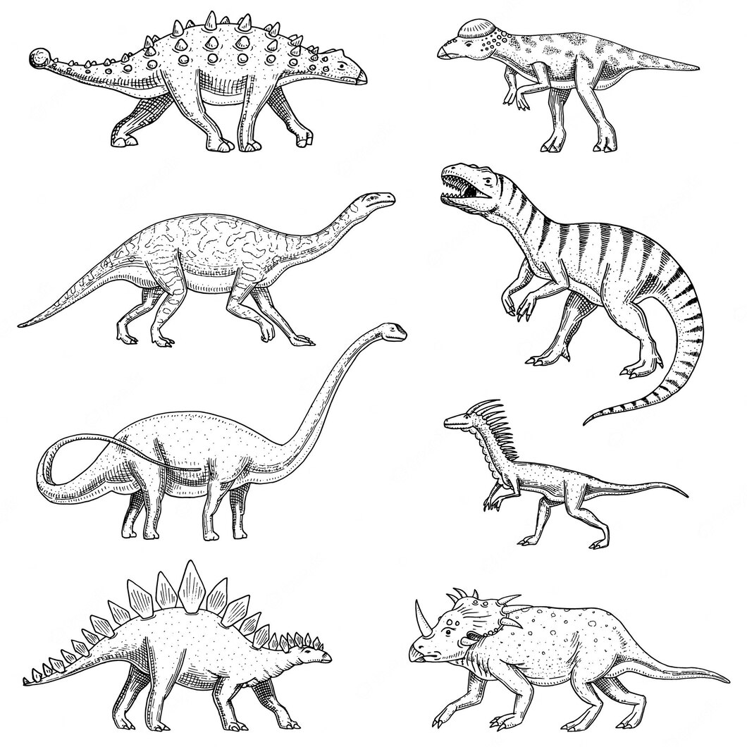 Бахецелозавр динозавр раскраска